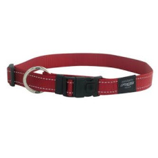 Rogz Utility Side Release Collar  Red Color  (Medium -26-40cm)